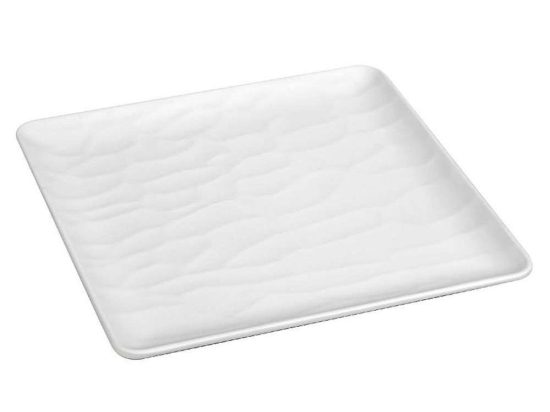 Πιάτο Ρηχό Wavy Matte MLW347K72-6 18x18cm White Espiel Μελαμίνη