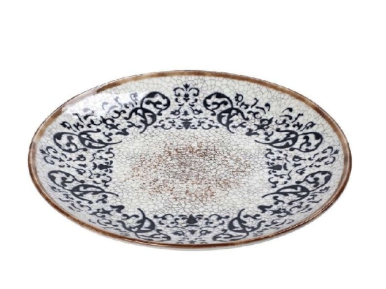 Πιάτο Φρούτου Mosaico KNJ106K6 Φ21cm Multi Espiel Πορσελάνη