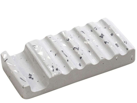 Σαπουνοθήκη Ορθογώνια TZG108 16x8x2,3cm Light Grey Espiel Τσιμέντο