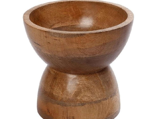 Διακοσμητικό Μπωλ GPA105 Φ20,32x19,68cm Natural Espiel Ξύλο