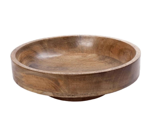Διακοσμητικό Μπωλ GPA114 Φ40,64x12,07cm Natural Espiel Ξύλο