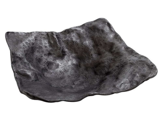 Πιατέλα Διακοσμητική Τετράγωνη DEP112 37,5x37,5cm Grey Espiel Αλουμίνιο
