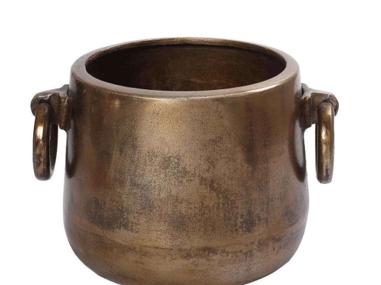 Σαμπανιέρα Με Λαβές FLA315 31x25x20cm Bronze Espiel Αλουμίνιο