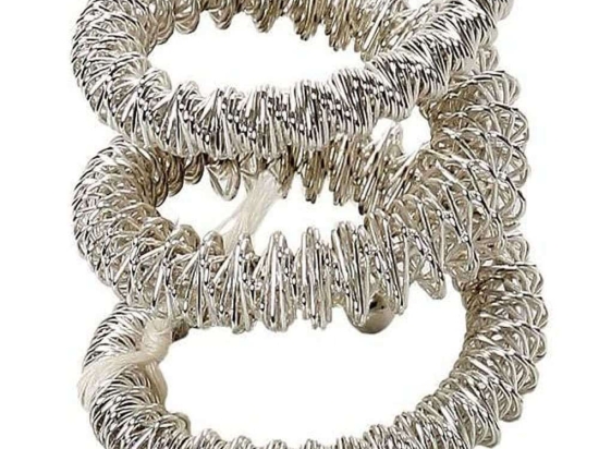 Δαχτυλίδι Πετσέτας YRA101K6 5cm Silver Espiel Μέταλλο