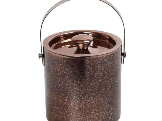 Παγοδοχείο Με Καπάκι LMC102 1,75Lt 15x18cm Bronze Espiel Ανοξείδωτο Ατσάλι