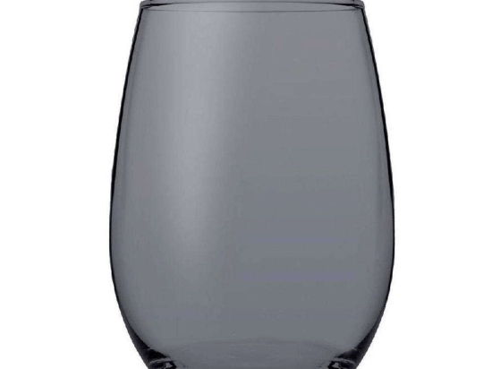 Ποτήρι Κρασιού Χαμηλό Amber SP420725G6S 570ml Smoke Espiel Γυαλί