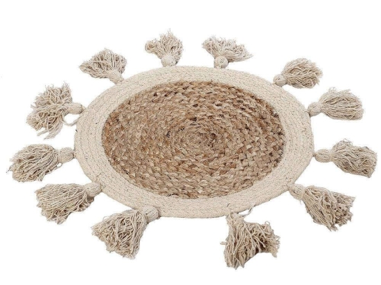 Σουπλά Στρογγυλό KUF103 Φ35cm Natural Espiel Seagrass