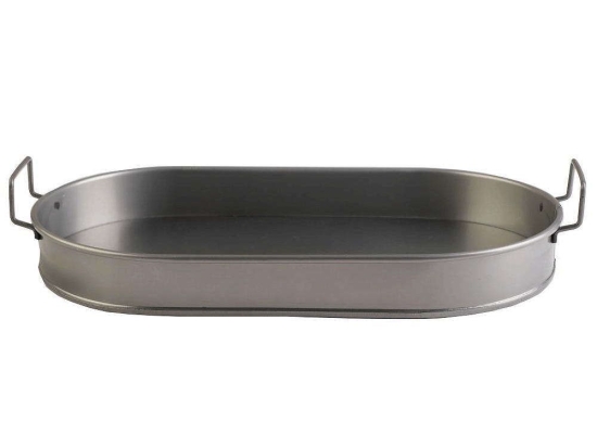 Δίσκος Σερβιρίσματος Οβάλ TEM204 41x21x4,5cm Olive Espiel Μέταλλο