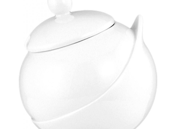 Δοχείο Με Καπάκι Buffer Gourmet 001.656994K1 23x23x25cm White Espiel Πορσελάνη