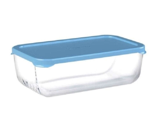Δοχείο Φαγητού SP530743K12 10,5x15,8x6,25cm 780ml Clear-Blue Espiel Πλαστικό, Γυαλί