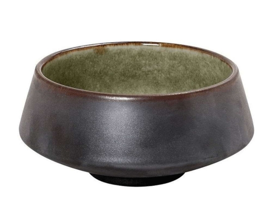 Μπωλ Pebble GMT103K2 15x15x7cm Green-Brown Espiel Πορσελάνη