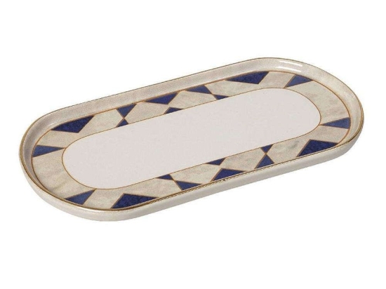Πιατέλα Σερβιρίσματος Οβάλ Lisbon ROV144K2 22,2x10,9cm Multi Espiel Κεραμικό