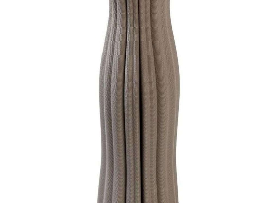 Βάζο Πορσελάνινο Ανάγλυφο TPR104 9,5x9,5x28cm Brown Espiel Πορσελάνη