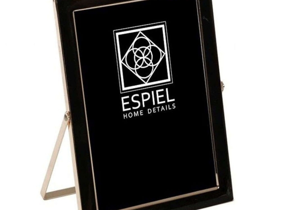 Κορνίζα FAM610 13x18cm Gold-Black Espiel Μέταλλο