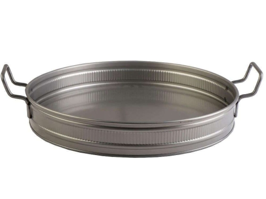 Δίσκος Σερβιρίσματος Στρογγυλός TEM202 Φ46x38x6,5cm Olive Espiel Μέταλλο
