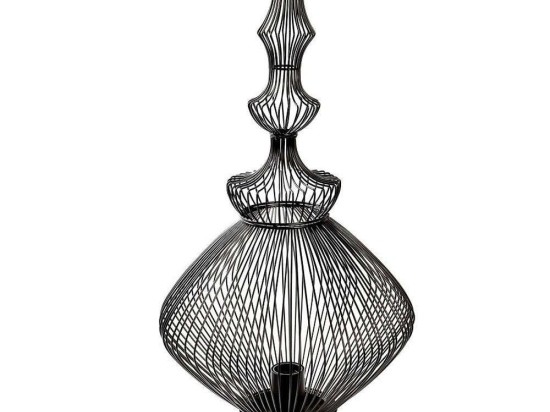 Φωτιστικό Επιτραπέζιο FUT410 35x35x62cm 1xE27 40W Black Espiel
