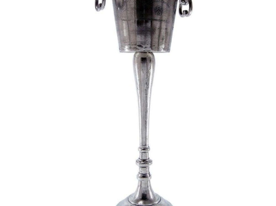 Σαμπανιέρα Με Βάση FLA339 29x23x77cm Silver Espiel Αλουμίνιο