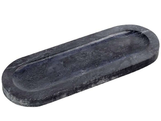 Πλατώ Σερβιρίσματος FAV232 25x9x1cm Black Espiel Μάρμαρο