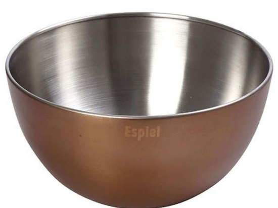 Μπωλ Σερβιρίσματος RAP113 Φ12x6,5cm Copper Espiel Ανοξείδωτο Ατσάλι
