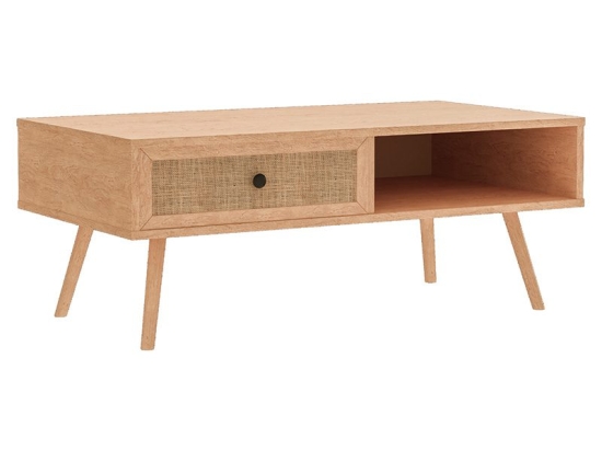 Τραπέζι σαλονιού Oslo pakoworld sonoma 110x59x41,5εκ