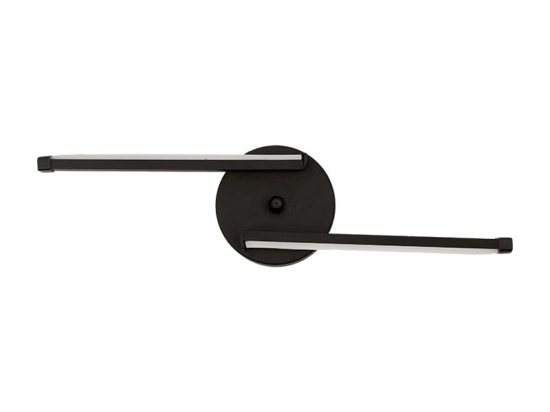 Φωτιστικό τοίχου-απλίκα PWL-0987 pakoworld LED 10W μαύρο 40x5x11εκ