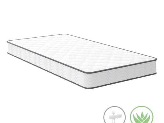 Στρώμα Levander pakoworld bonnel springs roll pack μονής όψης aloe vera 15-17cm 100x200εκ