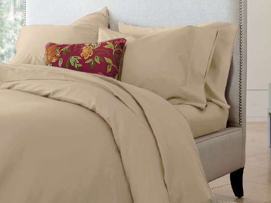 Ariete Casa Σετ Παπλωματοθήκη Βαμβακερή Περκάλι 250 TC King Size 240×260 - Homeport Εκρού