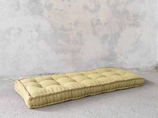 Nima Home Μαξιλάρα Δαπέδου 165x65x15 – Siesta Μουσταρδί/Μπεζ