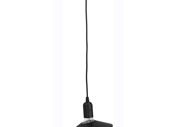 Φωτιστικό Οροφής KA-01 HAT 1/L 31-0908 Black Μέταλλο