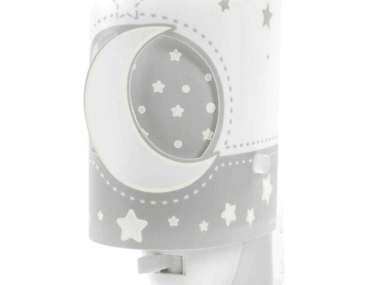 Πρίζα Νυκτός Led Gray Moon 63235L Grey Ango Πολυπροπυλένιο