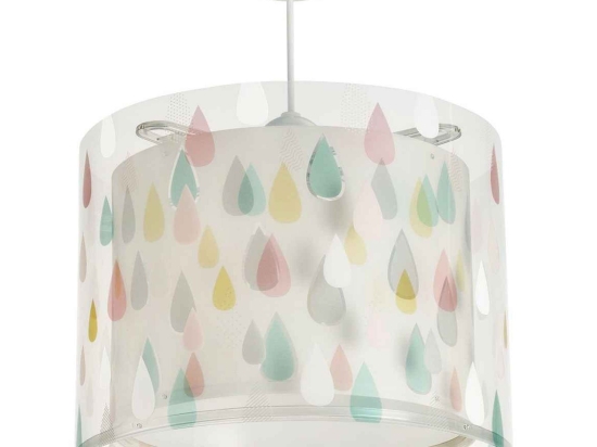 Φωτιστικό Οροφής Rain Color 41432 White-Multi Ango Πολυπροπυλένιο