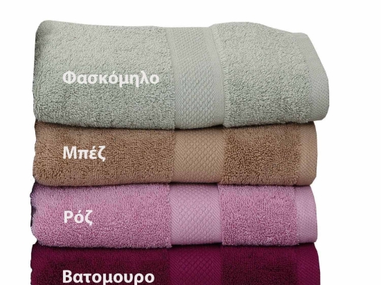 Πετσέτα Πενιέ Luxor Βατόμουρο Viopros Χεριών 30x50cm 100% Βαμβάκι
