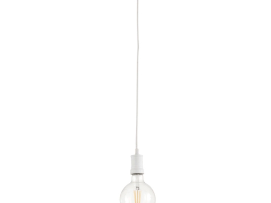 Φωτιστικό Οροφής Socket/Bianco SO White Ondaluce Μέταλλο