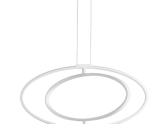 Φωτιστικό Οροφής O'ring/2 SO Silver Ondaluce Μέταλλο