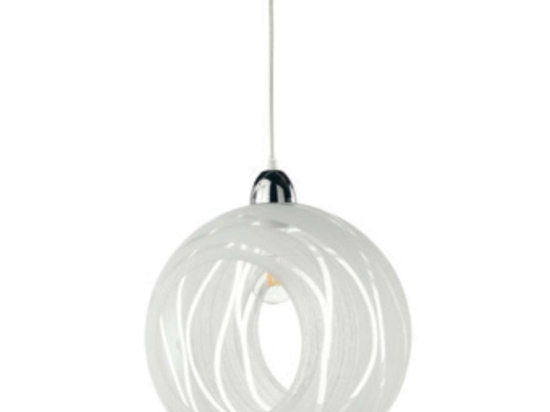 Φωτιστικό Οροφής Polo/35-Bianco SO White Ondaluce Γυαλί