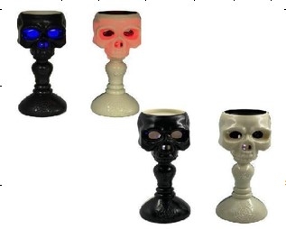 Φωτιστικό με LED Halloween Νεκροκεφαλή