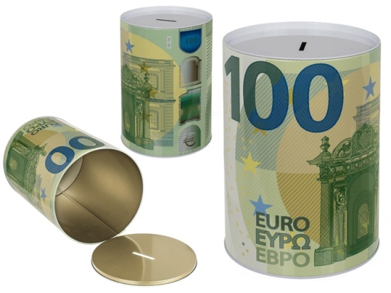 Μεταλλικός κουμπαράς, ΧΧL 100 Ευρώ