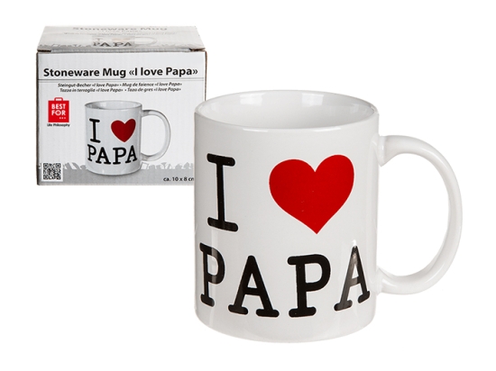 Κούπα I love Papa, 10 x 8 cm 300ml