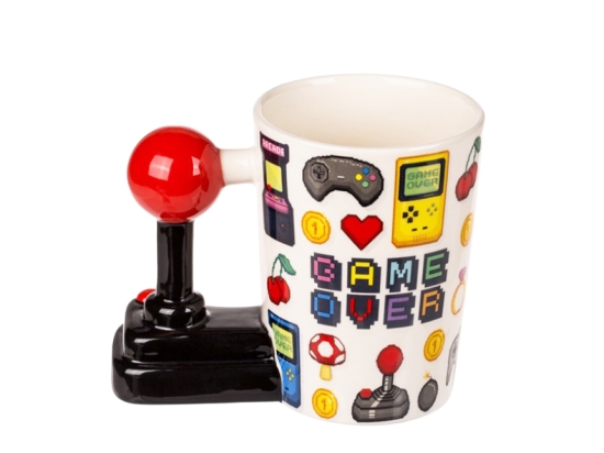 Κούπα με λαβή Joystick- Game Over 12X9 εκ 300ml