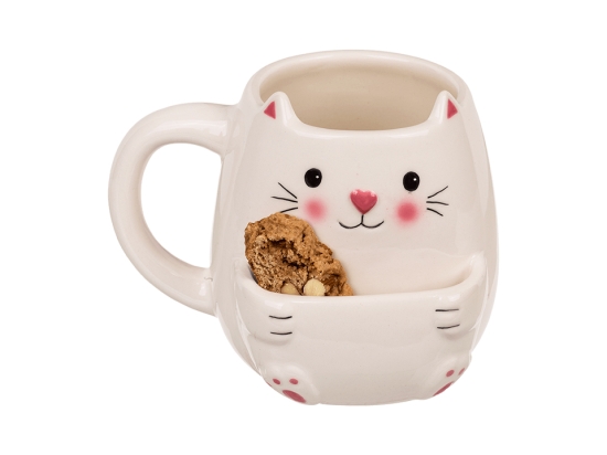 Dolomite Κούπα Γάτα, Cookie Cuddler, 15 x 9 x 12 cm