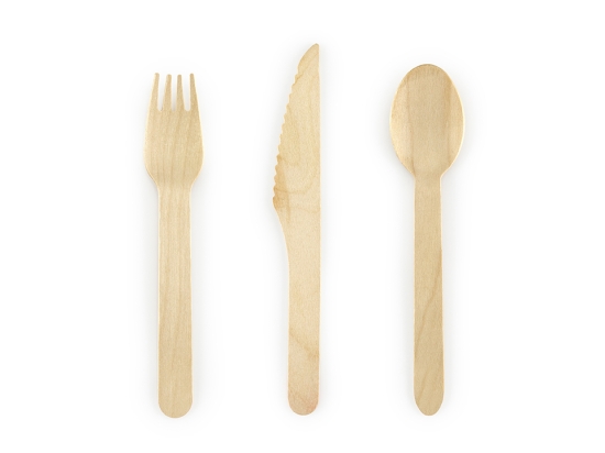 Ξύλινα Μαχαιροπίρουνα Woodland 16cm
