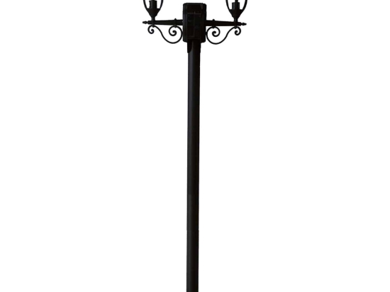 Φωτιστικό Δαπέδου Lp-500EΒ 2/L Black 23-0006