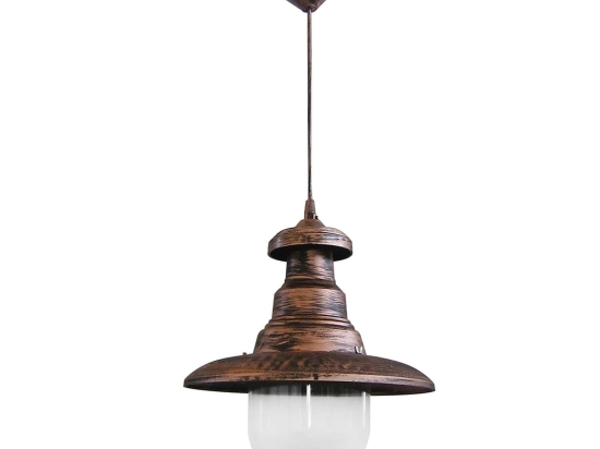 Φωτιστικό Οροφής Μονόφωτο FLP-100K 26-0027 Copper PVC