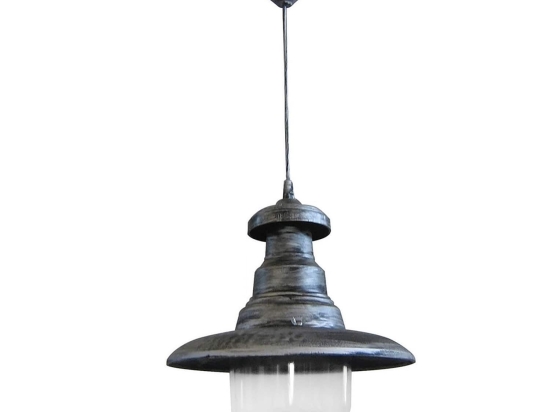 Φωτιστικό Οροφής Μονόφωτο FLP-100K 26-0028 Silver PVC