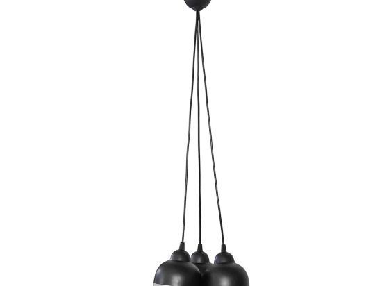 Φωτιστικό Οροφής Τρίφωτο C010TS  31-0658 Black PVC