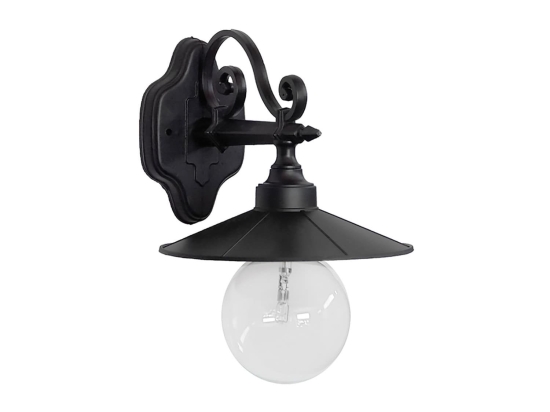 Φωτιστικό Τοίχου Μονόφωτο  LP-150AK  07-1210  Black PVC