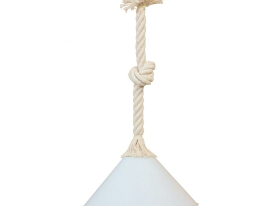 Φωτιστικό Οροφής Conos/30 Rope 31-1055 Mac-WH White Heronia Σχοινί, Πλαστικό