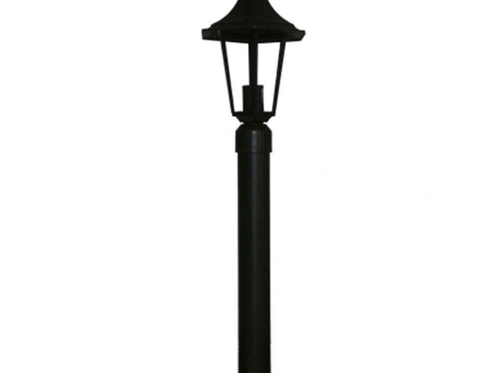 Φωτιστικό Δαπέδου 10-0073 80x20,5x20,5cm E27 10W Led IP44 Black Heronia