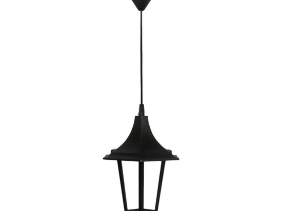 Φωτιστικό Οροφής 11-0020 110x20,5x20,5cm E27 10W Led IP44 Black Heronia