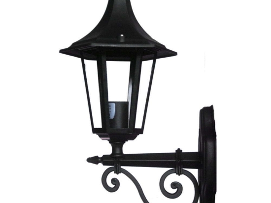Φωτιστικό Τοίχου-Απλίκα 07-1073 46x26,5x20,5cm E27 10W Led IP44 Black Heronia